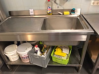 Rvs spoeltafel - afbeelding 2 van  4