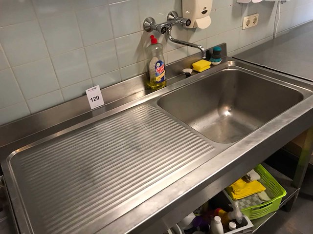 Rvs spoeltafel - afbeelding 3 van  4