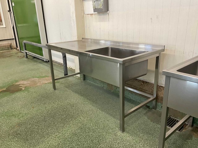 Rvs spoeltafel - afbeelding 1 van  4