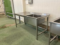 Rvs spoeltafel