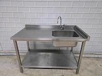 Rvs spoeltafel - afbeelding 2 van  6