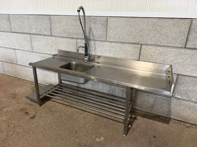 Rvs spoeltafel - afbeelding 1 van  6