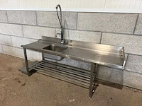 Rvs spoeltafel