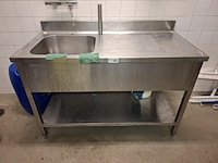 Rvs spoeltafel - afbeelding 2 van  4