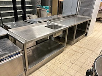 Rvs spoeltafel - afbeelding 1 van  7