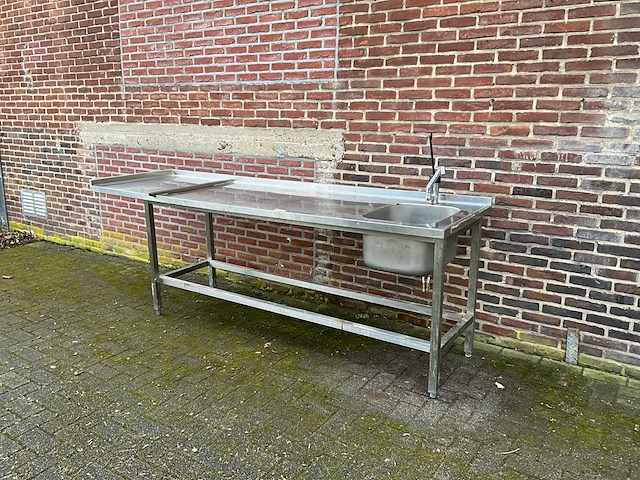 Rvs spoeltafel - afbeelding 1 van  6