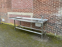 Rvs spoeltafel - afbeelding 1 van  6