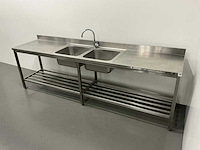 Rvs spoeltafel - afbeelding 1 van  9