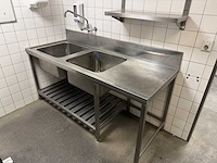 Rvs spoeltafel - afbeelding 1 van  7