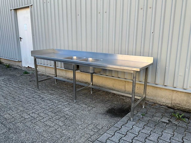 Rvs spoeltafel - afbeelding 1 van  10