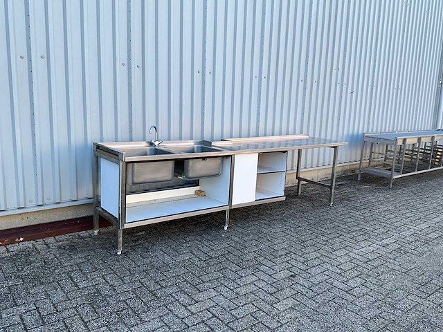 Rvs spoeltafel - afbeelding 1 van  14