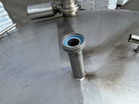 Rvs staande dubbelwandige tank ca. 9000ltr. - afbeelding 2 van  25