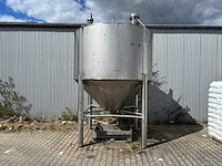Rvs staande dubbelwandige tank ca. 9000ltr. - afbeelding 13 van  25