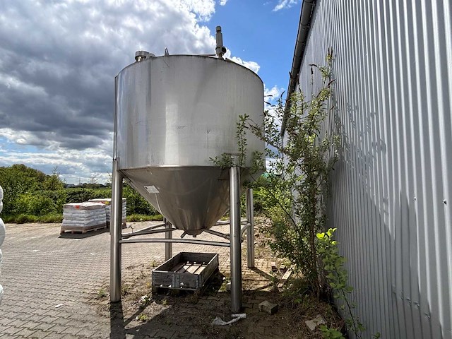 Rvs staande dubbelwandige tank ca. 9000ltr. - afbeelding 12 van  25
