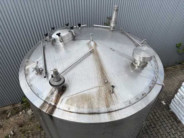 Rvs staande dubbelwandige tank ca. 9000ltr. - afbeelding 4 van  25