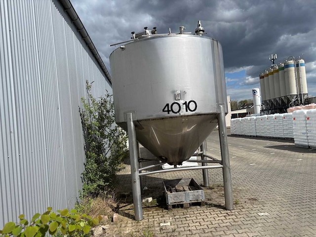 Rvs staande dubbelwandige tank ca. 9000ltr. - afbeelding 12 van  25
