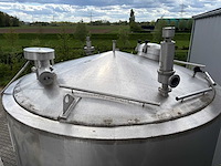 Rvs staande dubbelwandige tank ca. 9000ltr. - afbeelding 16 van  25