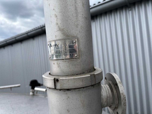 Rvs staande dubbelwandige tank ca. 9000ltr. - afbeelding 17 van  25