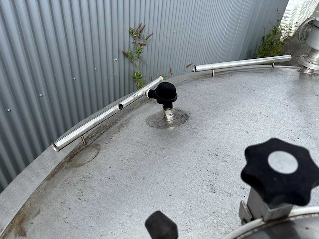 Rvs staande dubbelwandige tank ca. 9000ltr. - afbeelding 21 van  25