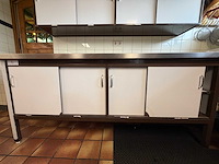 Rvs-stalen werktafel - afbeelding 1 van  3