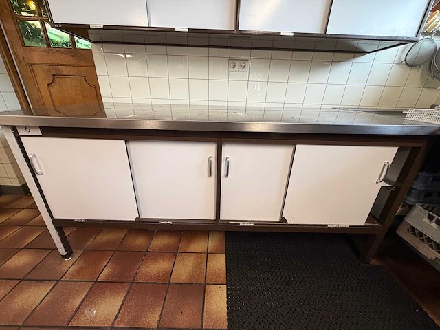 Rvs-stalen werktafel - afbeelding 2 van  3