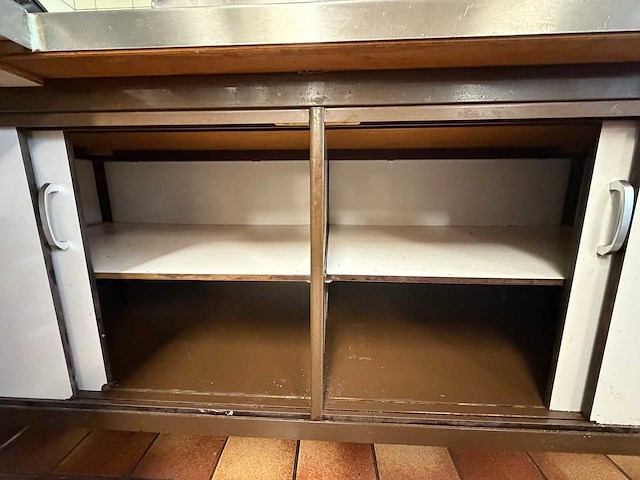 Rvs-stalen werktafel - afbeelding 3 van  6