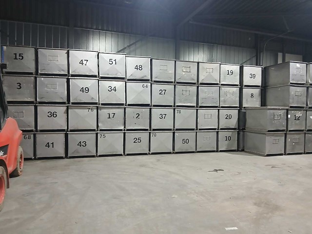 Rvs stapelbakken (74x) - afbeelding 1 van  8