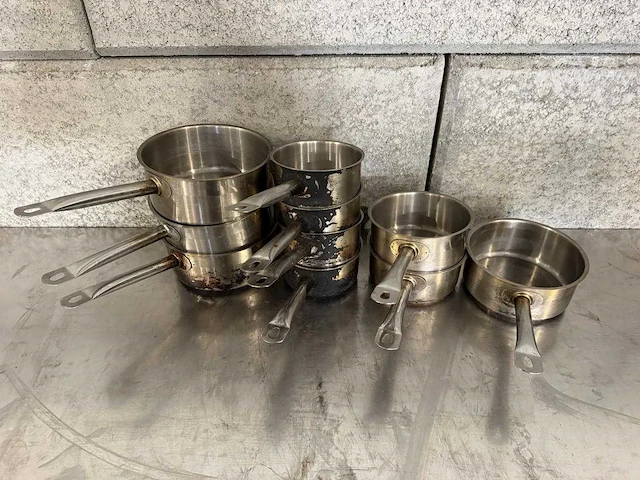 Rvs steelpan (10x) - afbeelding 1 van  3