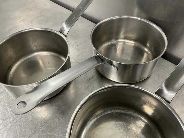 Rvs steelpan ø 17 cm (3x) - afbeelding 2 van  2