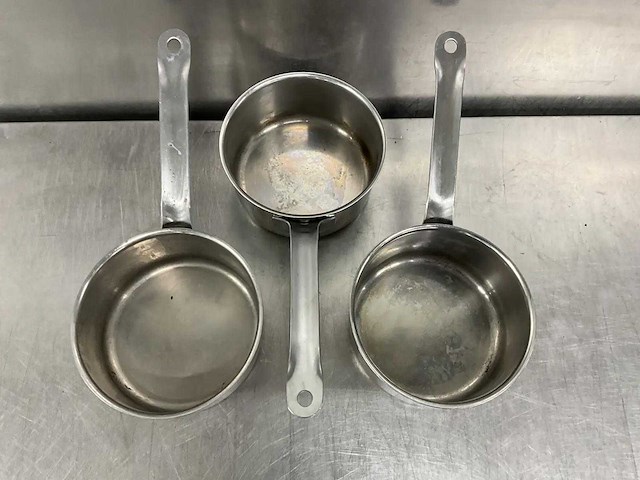 Rvs steelpan ø 17 cm (3x) - afbeelding 2 van  3