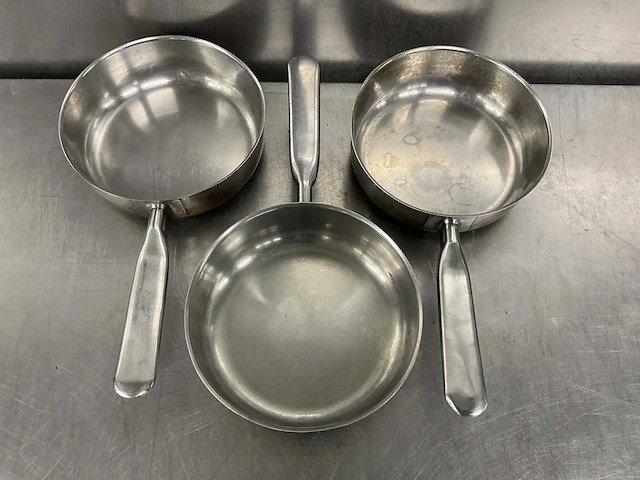 Rvs steelpan ø 19 cm (3x) - afbeelding 2 van  3