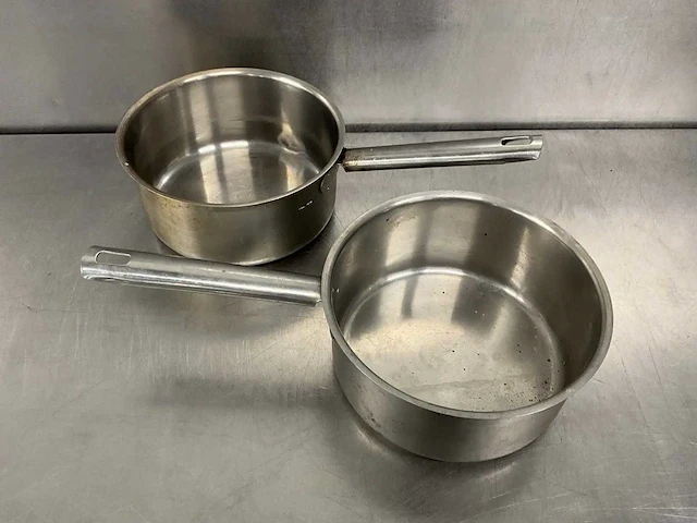 Rvs steelpan ø 21cm (2x) - afbeelding 1 van  4