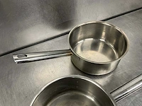 Rvs steelpan ø 22 cm (2x) - afbeelding 3 van  4