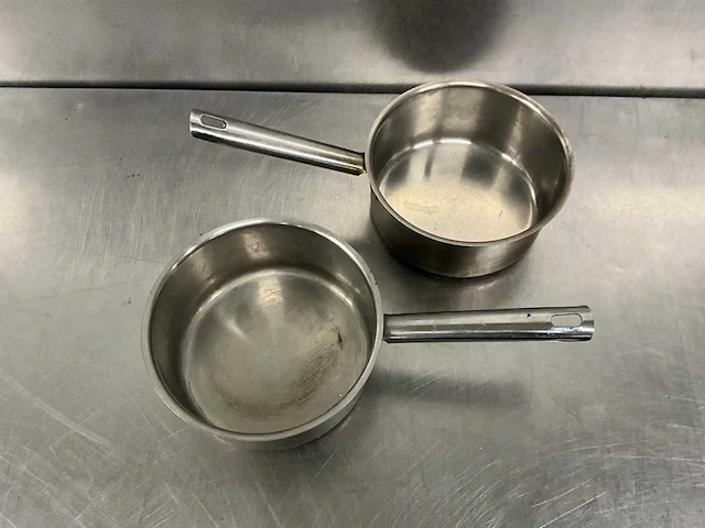 Rvs steelpan ø 22 cm (2x) - afbeelding 2 van  4