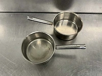 Rvs steelpan ø 22 cm (2x) - afbeelding 2 van  4