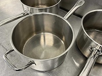Rvs steelpan ø 26 cm (3x) - afbeelding 2 van  3