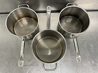 Rvs steelpan ø 26 cm (3x) - afbeelding 3 van  3