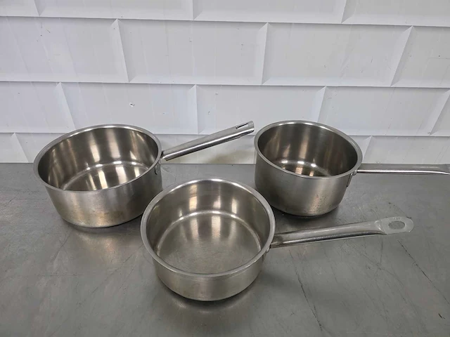Rvs steelpan (3x) - afbeelding 4 van  4