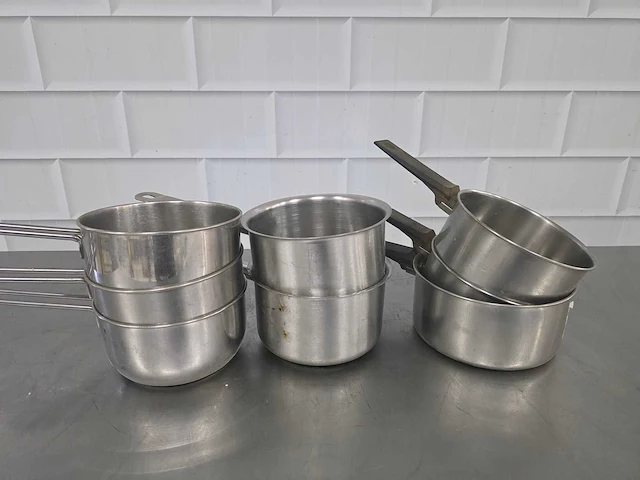 Rvs steelpan (8x) - afbeelding 1 van  3