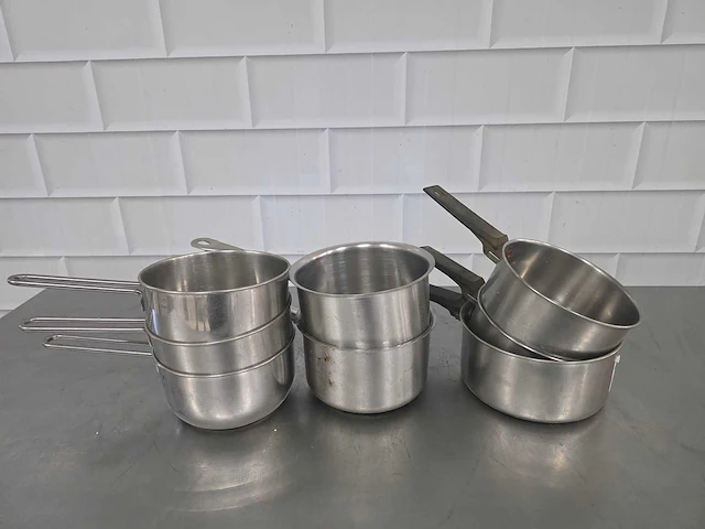 Rvs steelpan (8x) - afbeelding 3 van  3