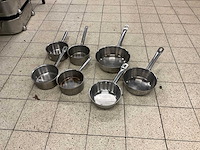 Rvs steelpannen (7x) - afbeelding 1 van  6