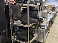 Rvs stelling inclusief 4 bezorgtassen met heatelement heatmaestro - afbeelding 7 van  7