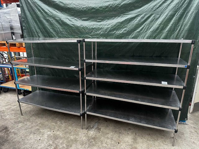 Rvs stellingen (2x) - afbeelding 3 van  5