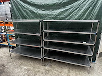 Rvs stellingen (2x) - afbeelding 3 van  5