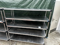 Rvs stellingen (2x) - afbeelding 4 van  5