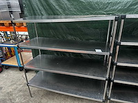 Rvs stellingen (2x) - afbeelding 2 van  2