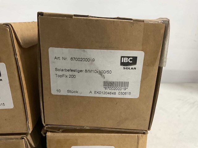 Rvs stokschroef 160xm10 voor montage zonnepaneel (40x) - afbeelding 2 van  3