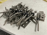 Rvs stokschroef 200xm10 voor montage zonnepaneel (26x) - afbeelding 1 van  4