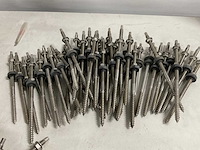 Rvs stokschroef 250xm10 voor dakmontage zonnepaneel (48x) - afbeelding 1 van  2