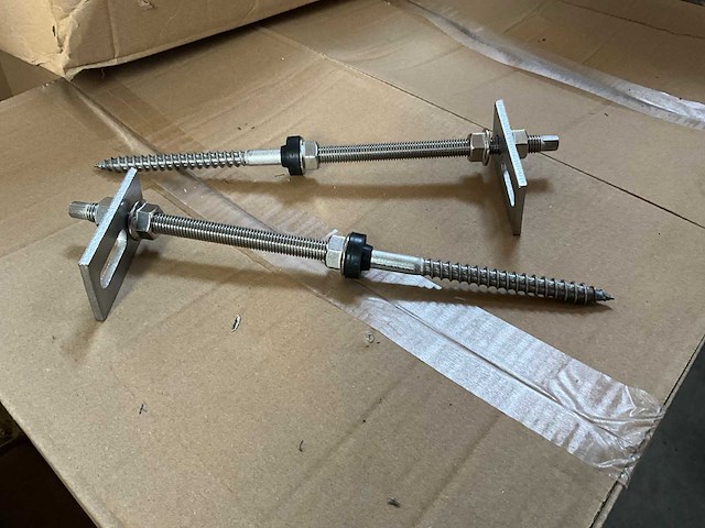 Rvs stokschroef m12 x 300 mm (450x) - afbeelding 3 van  6